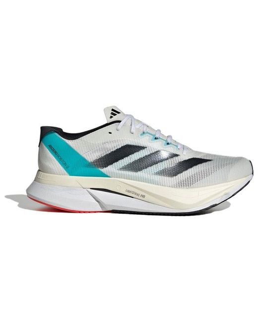 Adidas Blue Adizero Boston 12 Running Light Aqua' for men
