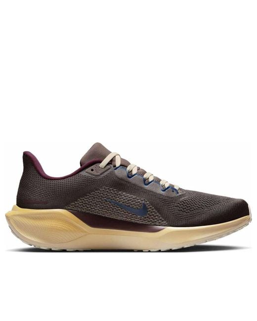 Nike Brown Air Zoom Pegasus 41 Premium 'Medium Ash Cave Stone Desert Moss Void' for men