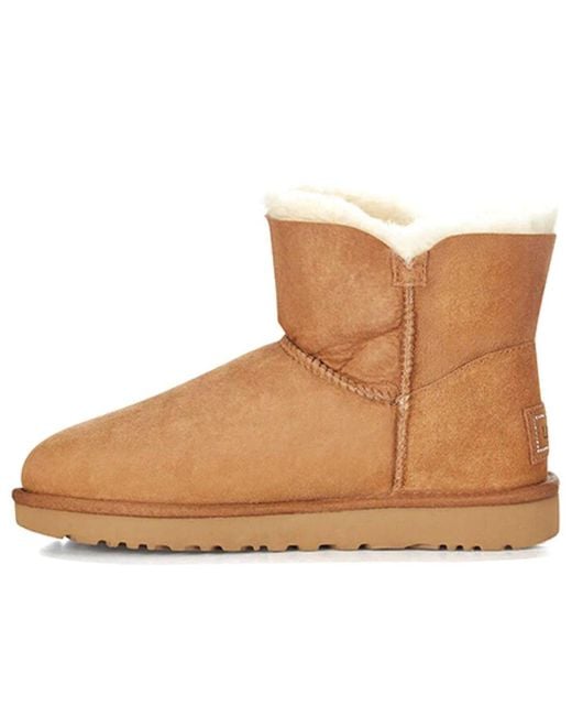 Ugg Brown (Wmns) Mini Bailey Button Bling