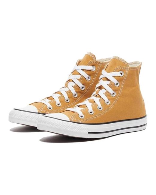 Converse Natural Chuck Taylor Hi All Star Sneakers 'Burnt Honey'