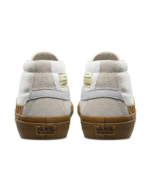 Vans White 138 Mid Taka Hayashi Marshmallow for men