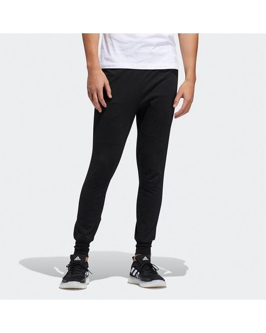 Adidas Black Wj Pnt Ft Stylish Casual Sports Pants for men