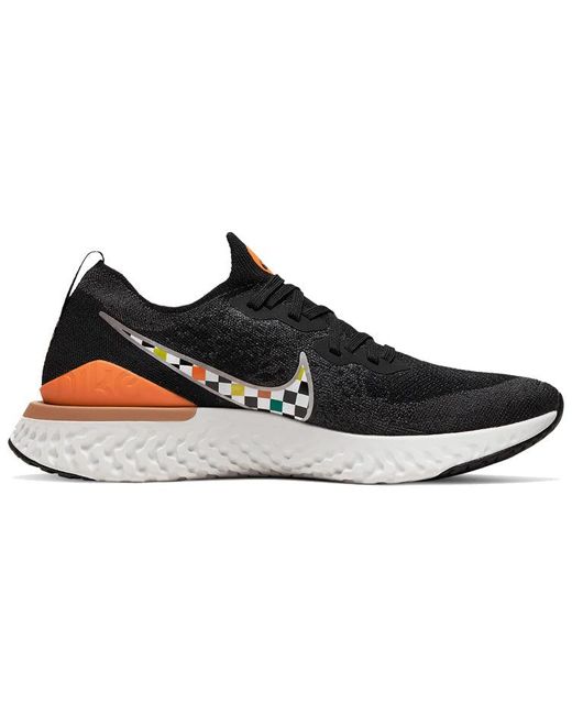 Nike Black Epic React Flyknit 2 'Multi-Color' for men
