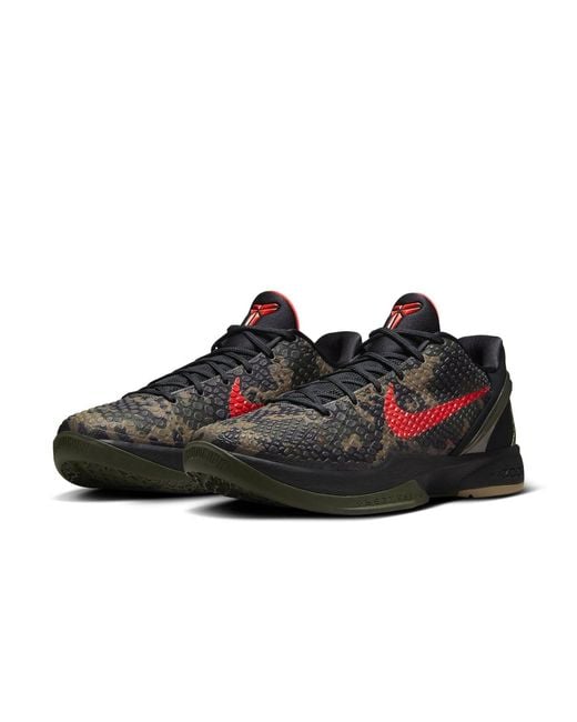 Nike Black Kobe 6 Protro 'Italian Camo' for men