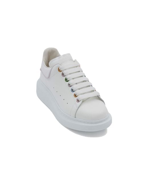 McQueen White (Wmns) Oversized Sneakers Metalic Eyelets'