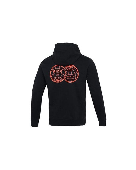 Nike Black Cny Chinese New Year's Edition Logo Printing Knit Fleece for men