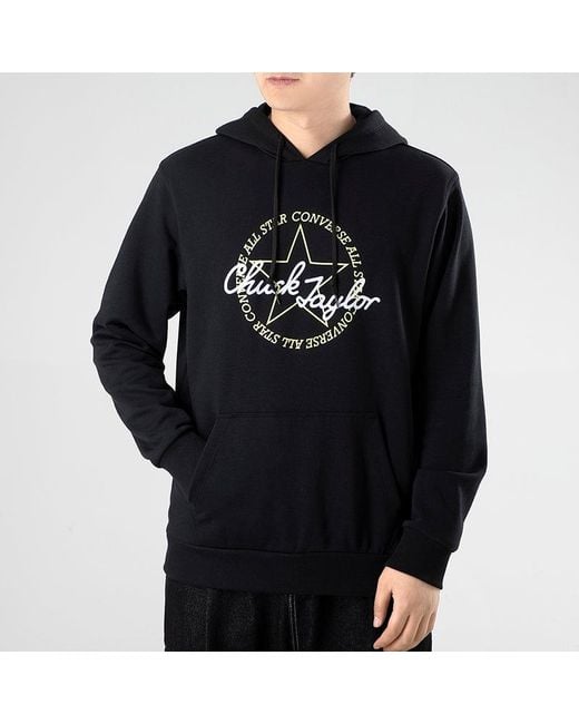 Converse Blue Deconstructed Chuck Patch Pullover Hoodie for men