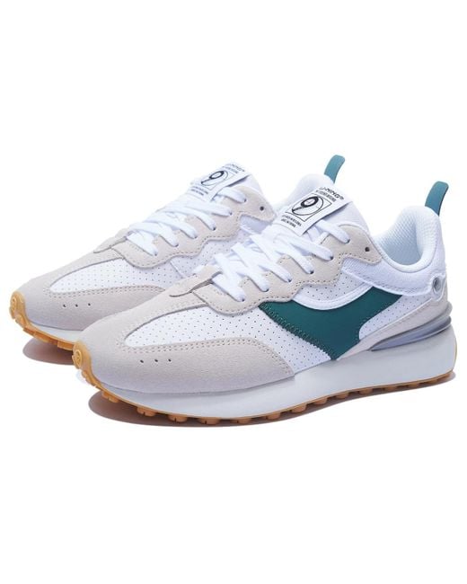 Li-ning Blue Cosmos Classic Trainers Retro Walking Shoes for men