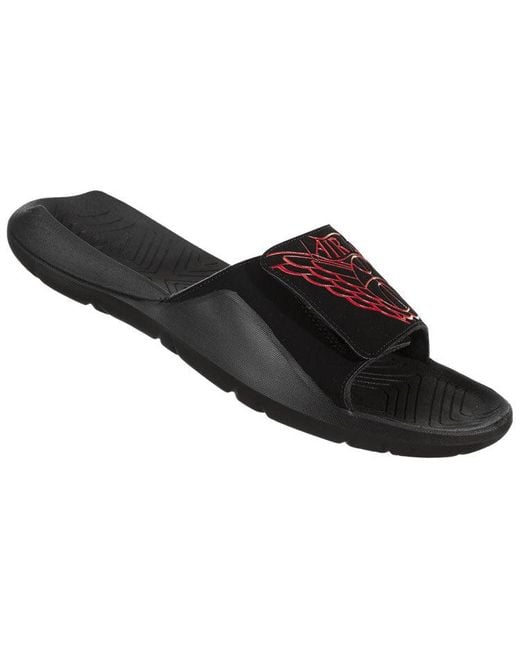 Nike Black Hydro 7 Slide 'University' for men