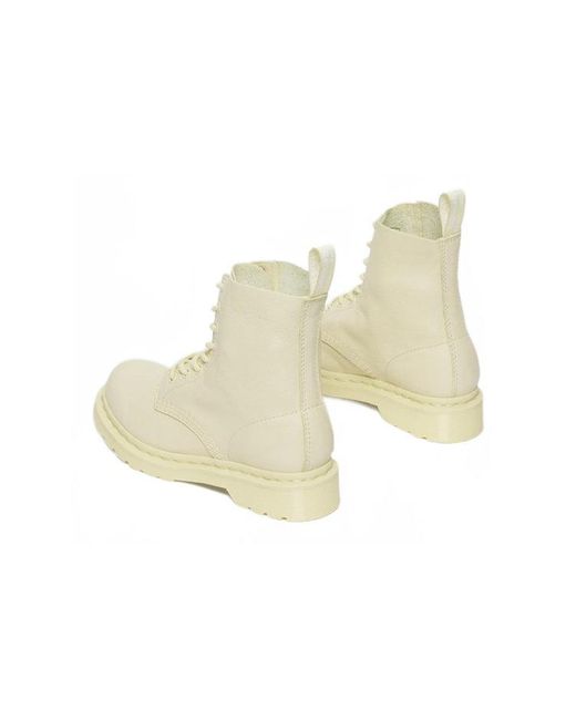 Dr. Martens Natural (Wmns) 1460 Pascal Mono Lace Up Boots 'Cream'