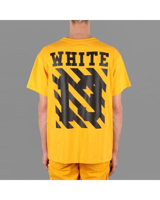 Off-White c/o Virgil Abloh Yellow Ss21 Co Virgil Ablo Ow Tee