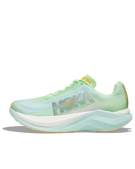Hoka One One Blue (Wmns) Mach X 'Lime Glow'