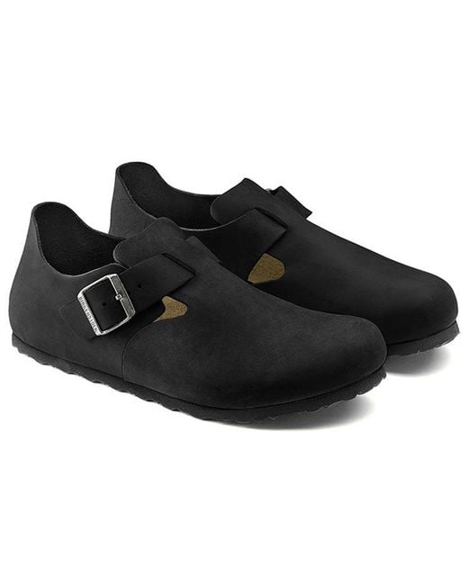 Birkenstock Black London Oiled Leather for men