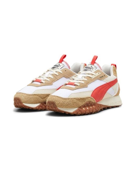 PUMA White Blktop Rider Preppy Active' for men