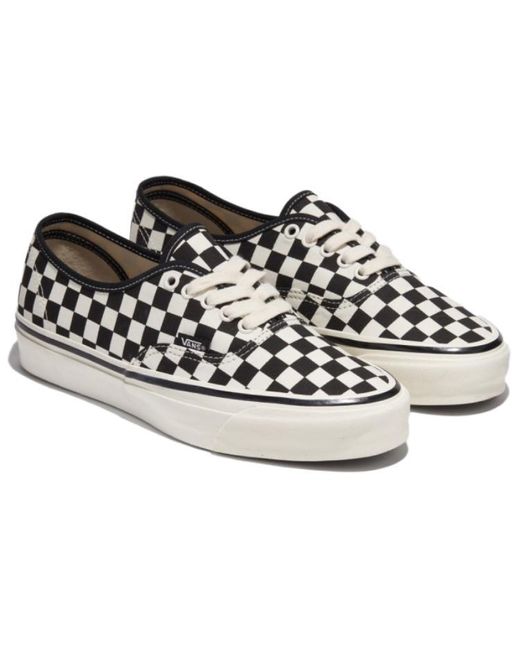 Vans Black Authentic Checkerboard for men