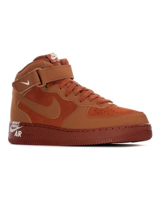 Nike Brown Air Force 1 Mid '07 for men