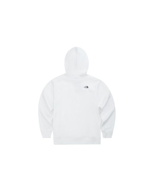 The North Face White Coordinates Pullover Hoodie for men