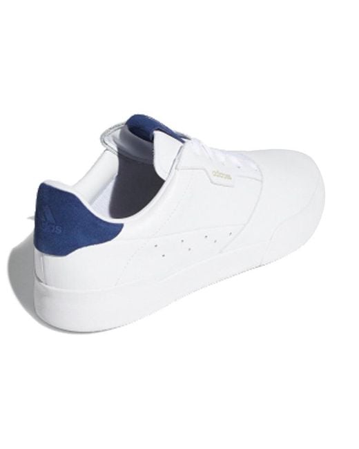 Adidas White Adicross Retro Golf Shoes for men