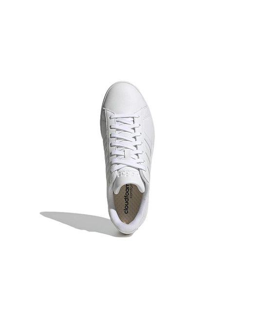 Adidas White Grand Court Cloudfoam Comfort for men