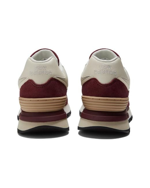 New Balance Brown 574 Legacy 'Burgundy Angora' for men