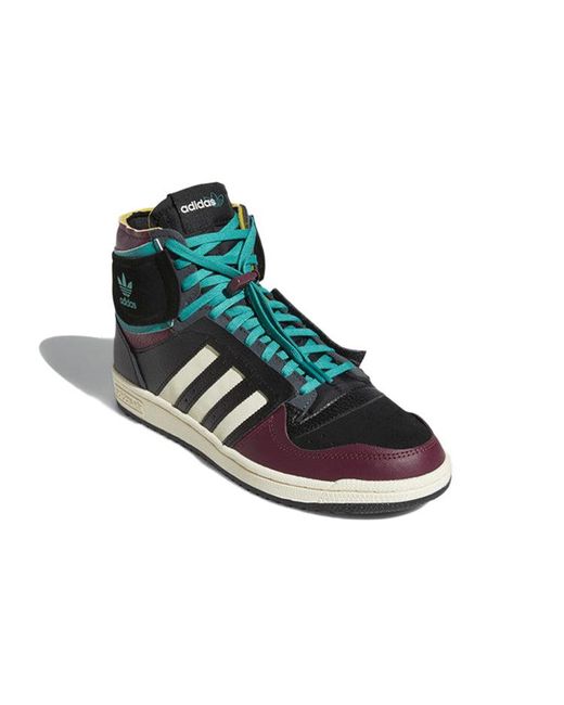 Adidas Blue Top Ten De Burgundy' for men