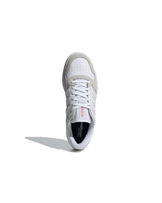 Adidas White Breaknet Plus for men