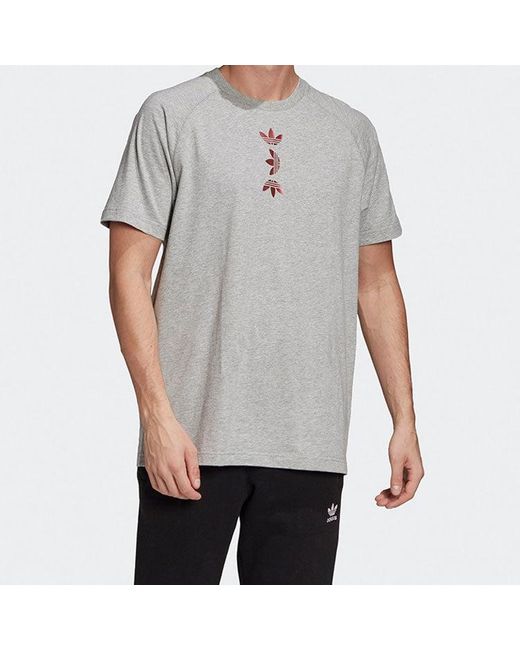 Adidas White Originals Zeno Tee Logo Short Sleeve T-Shirt for men