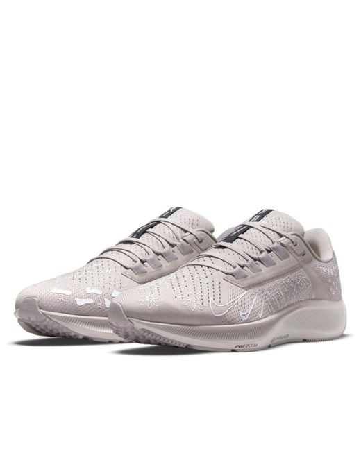Nike Gray X Nathan Bell Air Zoom Pegasus 38 A.I.R. 'Run To A Magical Place for men