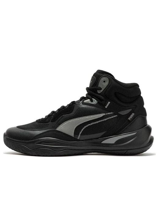 PUMA Black Playmaker Pro Mid for men