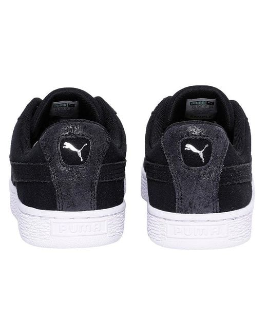 PUMA Black (Wmns) Suede Heart Galaxy
