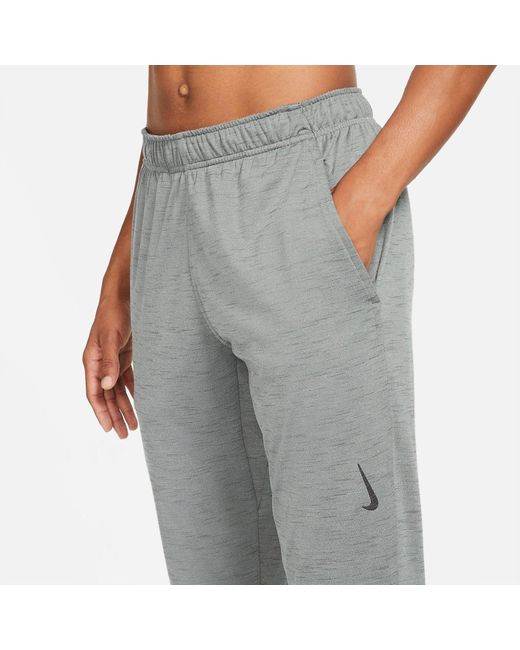Nike Gray Yoga Dri-Fit Pants for men