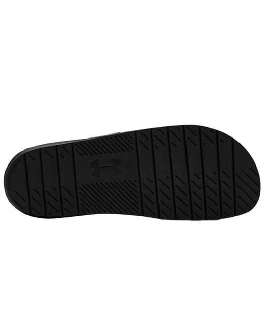 Under Armour Black Core Remix Slippers for men