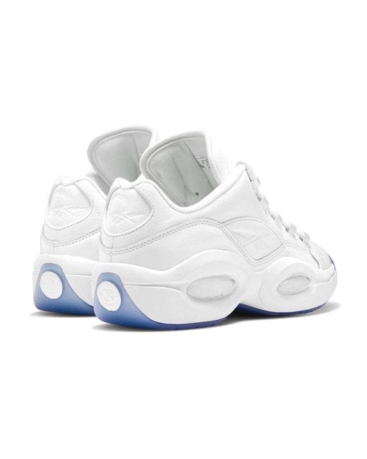 Reebok White Question Low Clear' for men