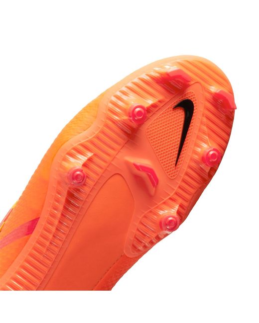 Nike Orange Phantom Gt2 Academy Flyease Fg Mg for men