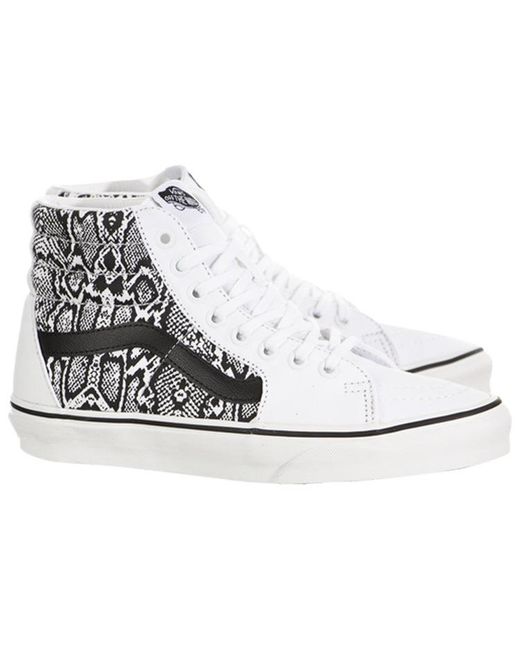 Vans White Sk8-Hi 'Python' for men