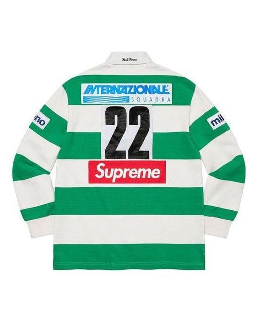 Supreme Stripe Rugby '' in Green for Men Lyst UK