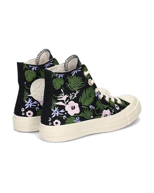 Converse Black Chuck 70 Hi 'Cherry Blossom'