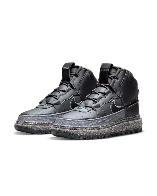 Nike Black Air Force 1 Boot Nn 'Dark Smoke Crater' for men