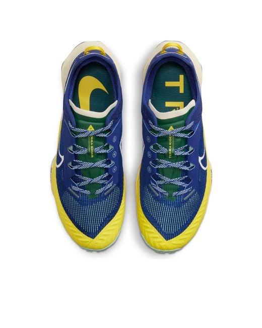Nike Blue Air Zoom Terra Kiger 8 Trail Running Shoes for men