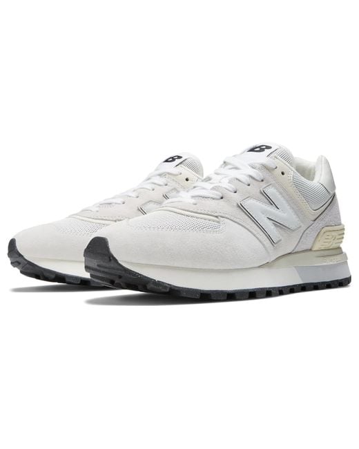 New Balance White 574 Legacy Cream' for men