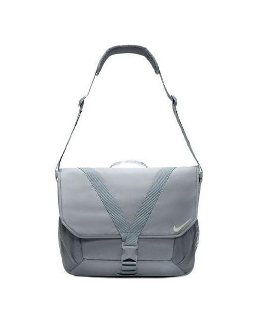Nike Gray Sportswear Essentials Shoulder Bag 'Light' for men