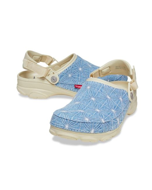 CROCSTM Blue X Levi's Sashiko Classic All-Terrain Clog 'Bone' for men