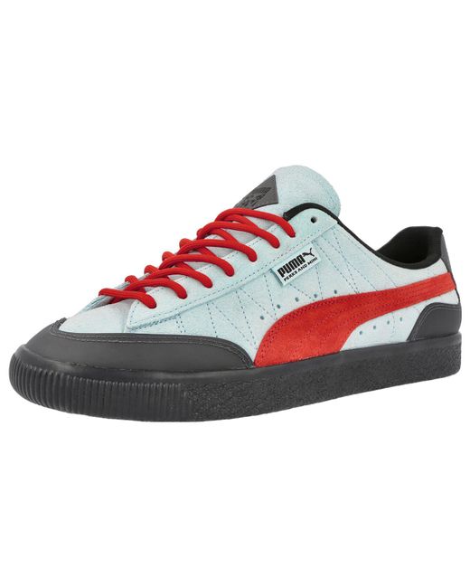 PUMA Blue Perks And Mini X Clyde Rubber 'Light Aqua Warm Earth' for men