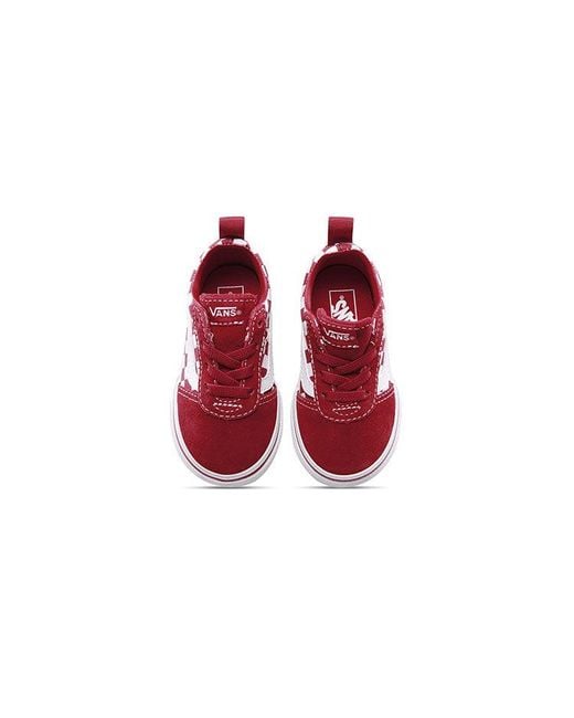 Vans Red Ward Slip-On Shoes Bp for men