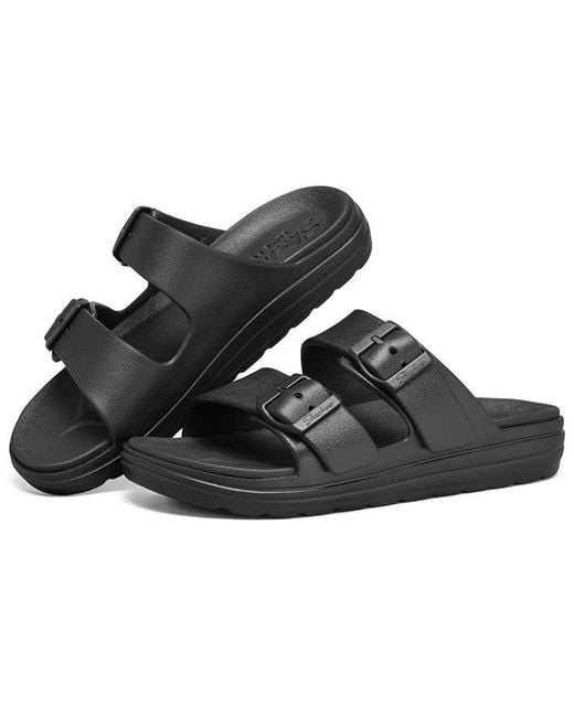 Skechers Black (Wmns) Call Breeze Slippers