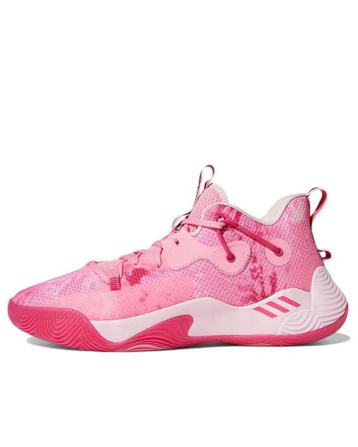adidas Harden Stepback 3 in Pink for Men | Lyst