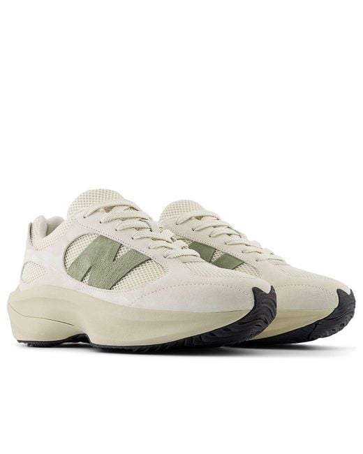 New Balance White Wrpd Runner 'Linen Dark Olivine' for men