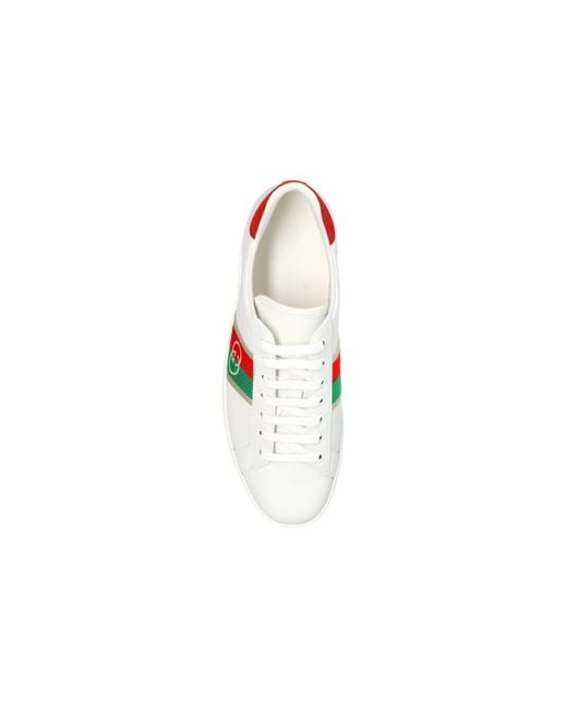 Gucci White Ace 'Interlocking G for men