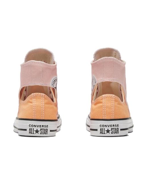 Converse Pink Chuck Taylor All Star Twisted Upper for men