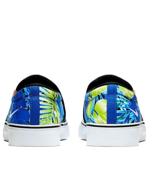 nike court royale slip on blue